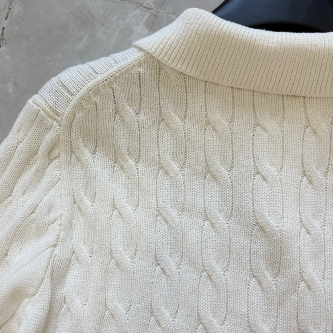 P240 RALPH LAUREN Ralph Lauren six-color classic small label embroidery polo collar short-sleeved buttoned pullover knitted sweater tops for men and women six colors Color: white, black, navy blue (red label), gray, khaki, navy blue (white label) Size: S M L XL Material: cotton
